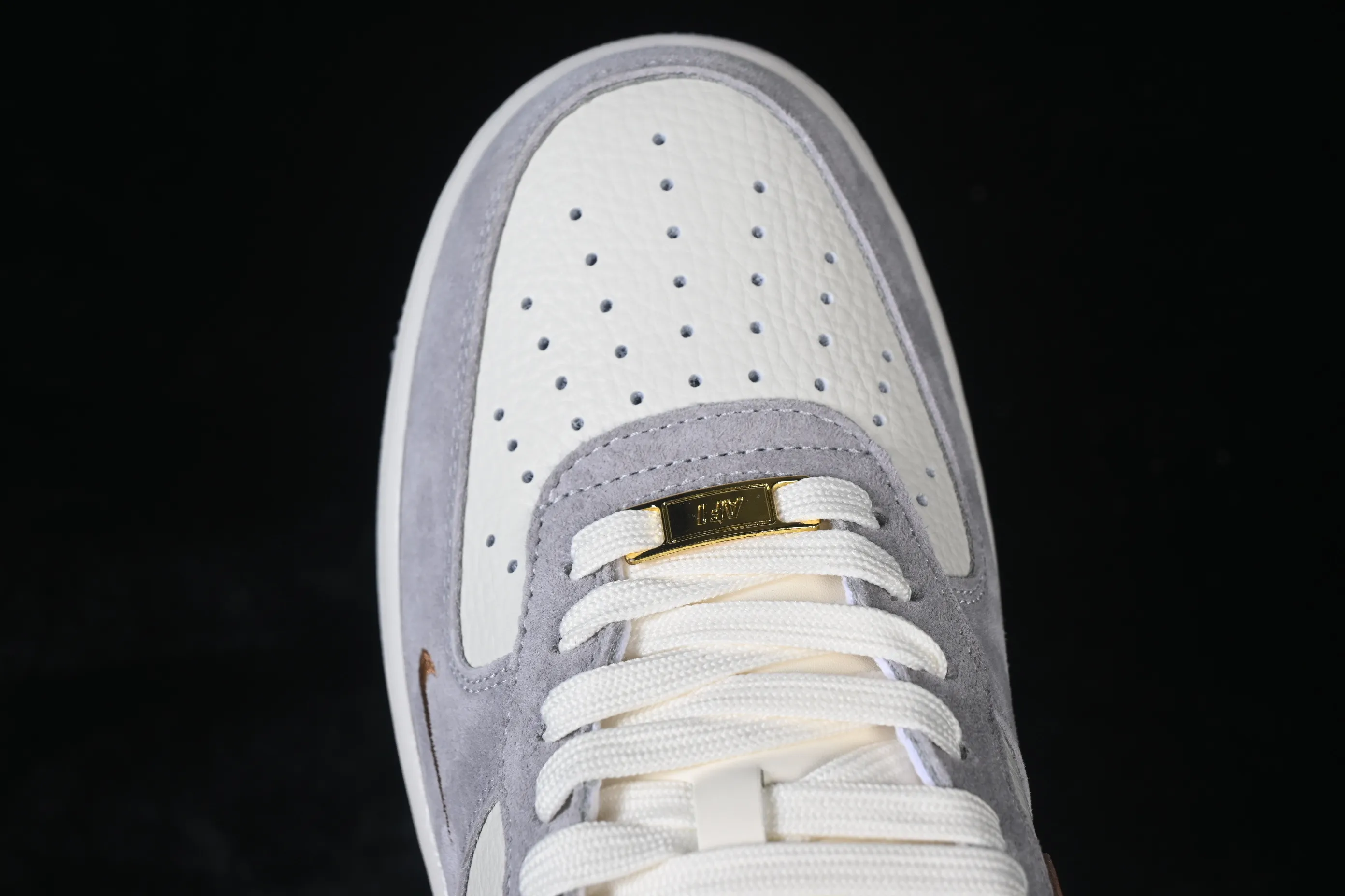 All Categories Nk Air Force 1 Air Force Series Nk Air Force 1 Low Air Force Low Nike Air Force 1'07 Low Milk White Gray Gold Air Force One Low Casual Shoes DV5477-007